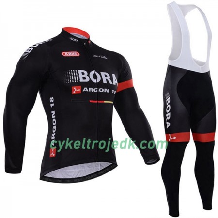Cykeltøj Langærmet + Bib Cykelbukser 2017 Bora-Hansgrohe N003